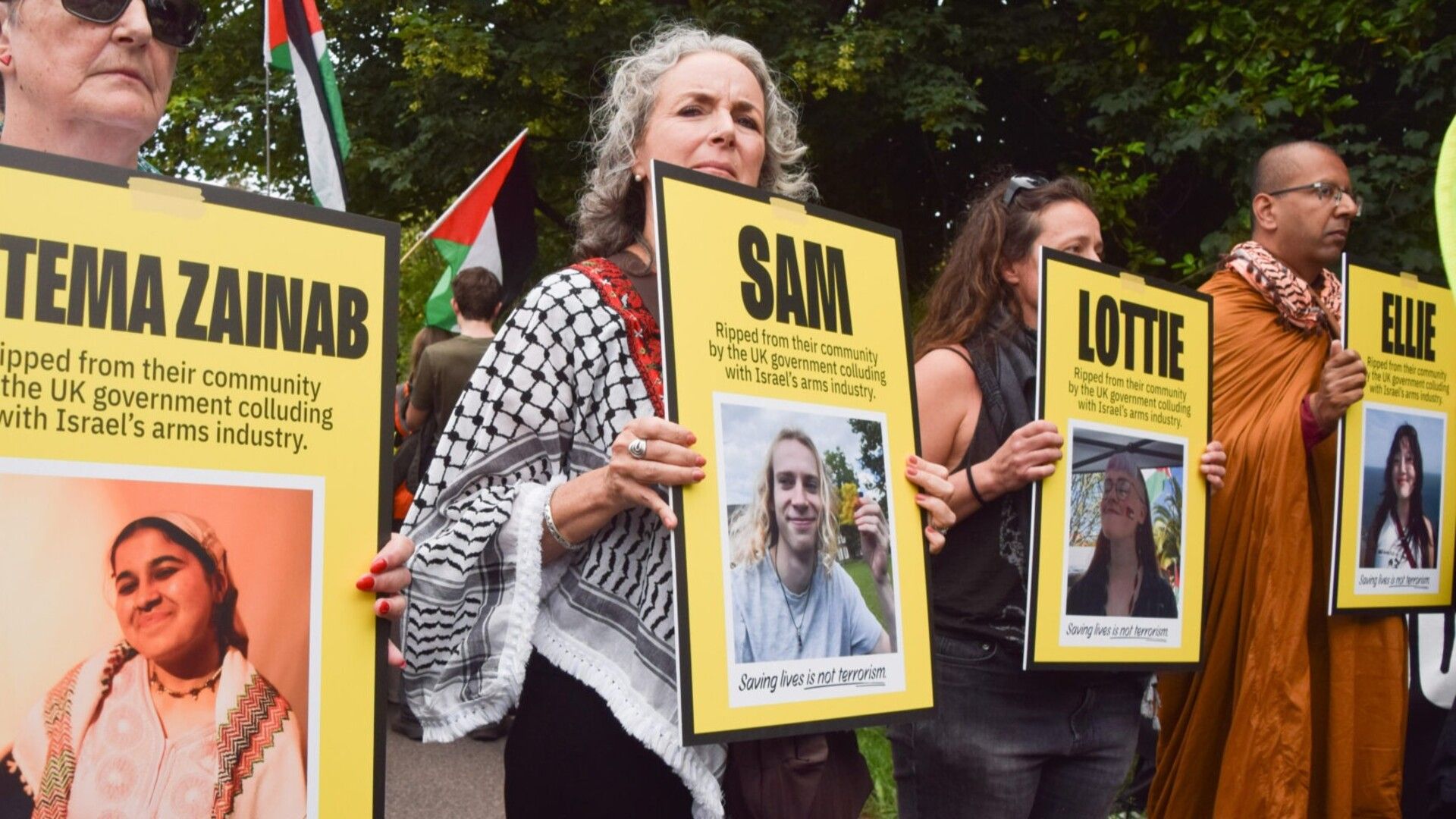 British court sentences Palestine Action protesters to terrorism-related prison terms