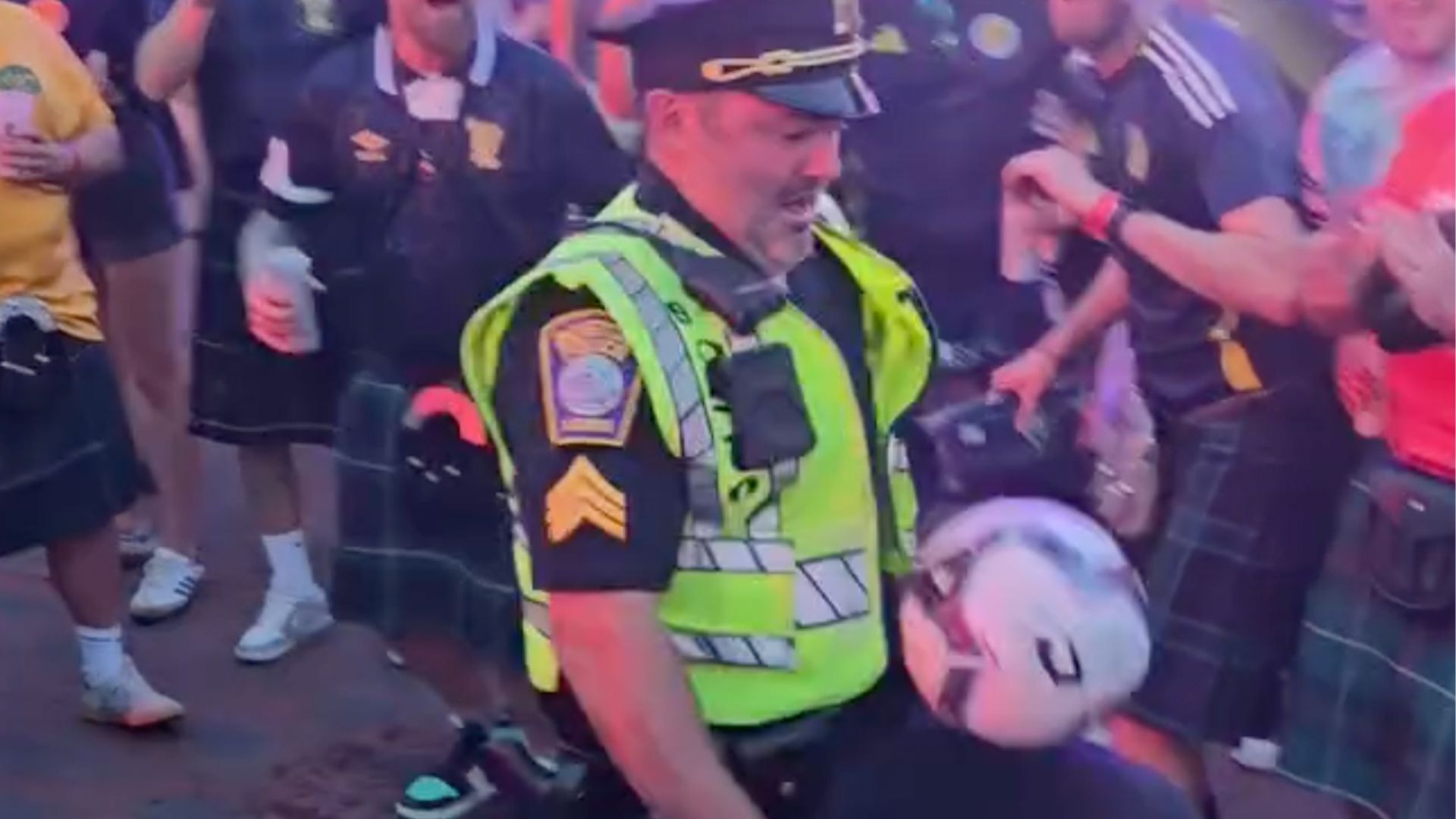 Football player showcases impressive skills at World Cup event in Boston