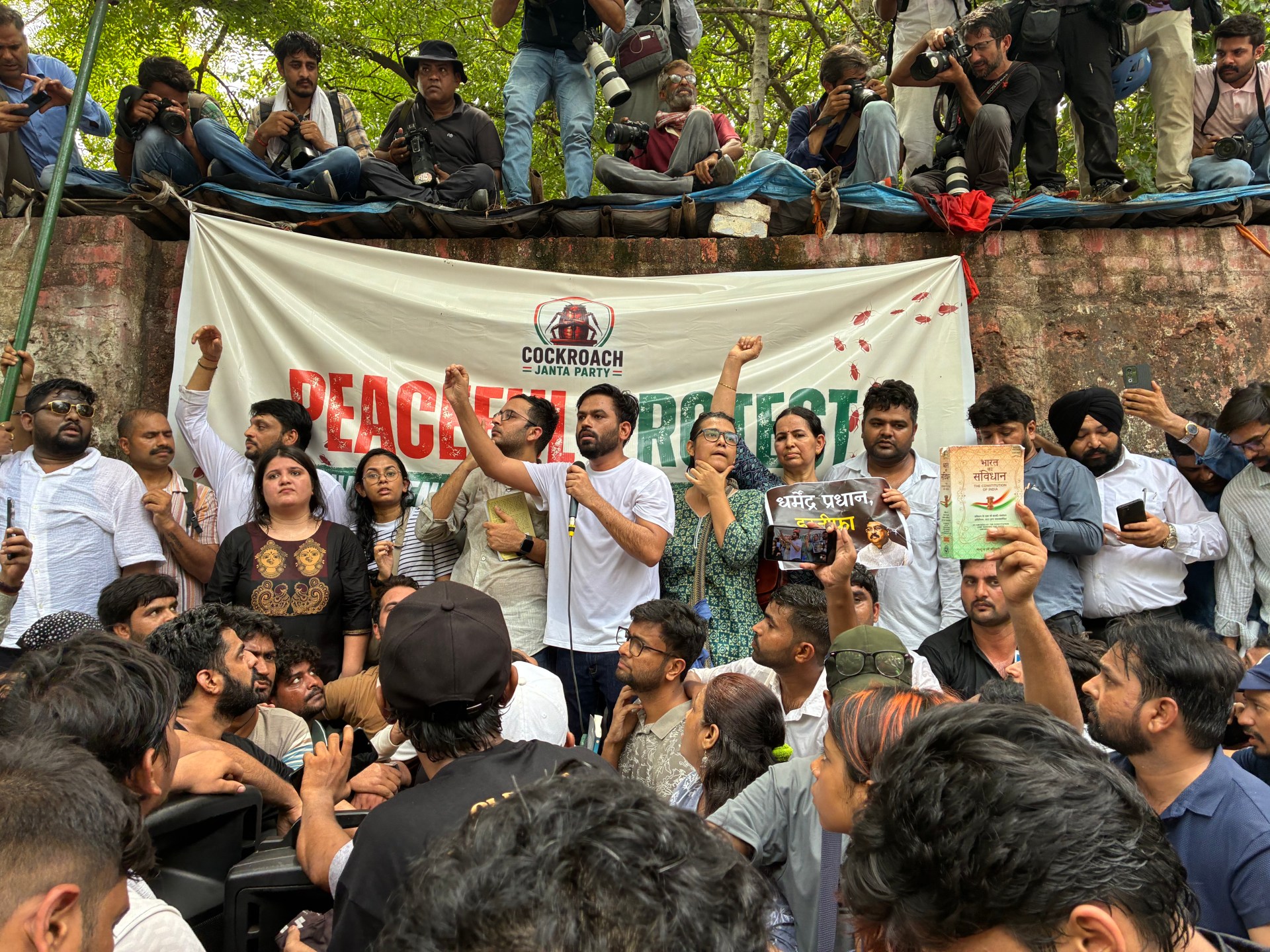 Gen Z Protest Movement Arrives in Indian Capital