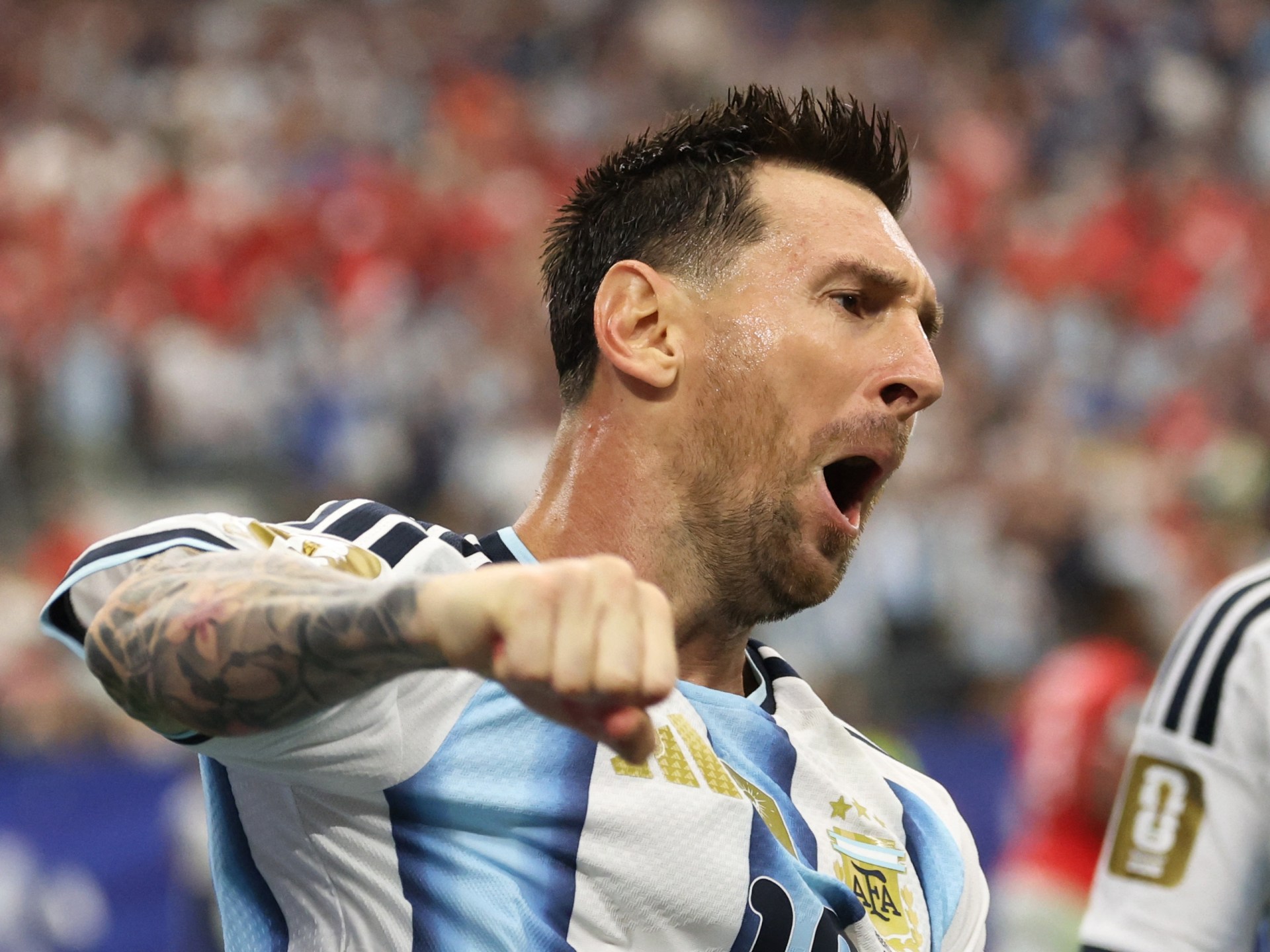 Lionel Messi sets new World Cup scoring record with 17 goals