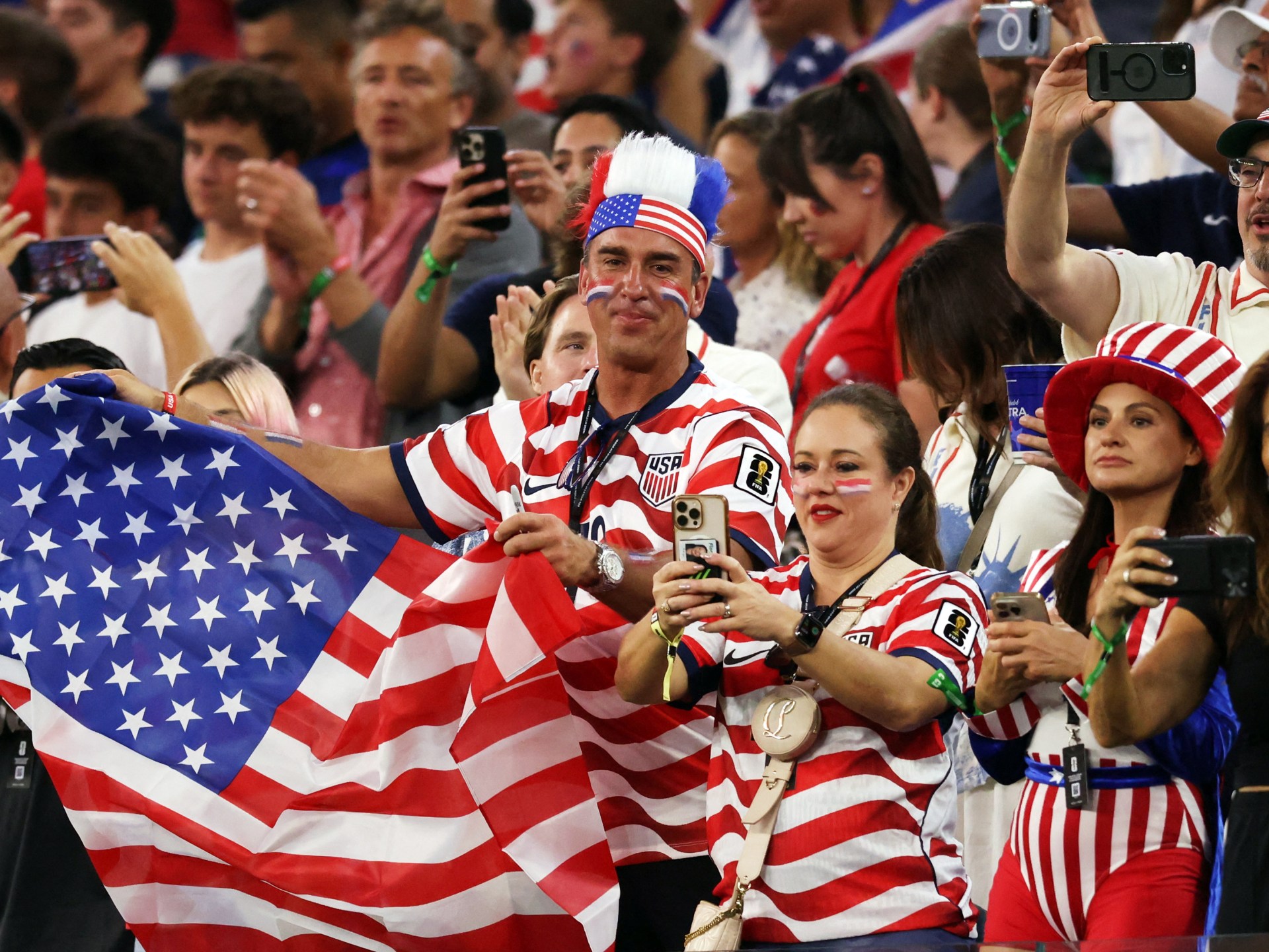 Los Angeles erupts in excitement after US team beats Paraguay at World Cup