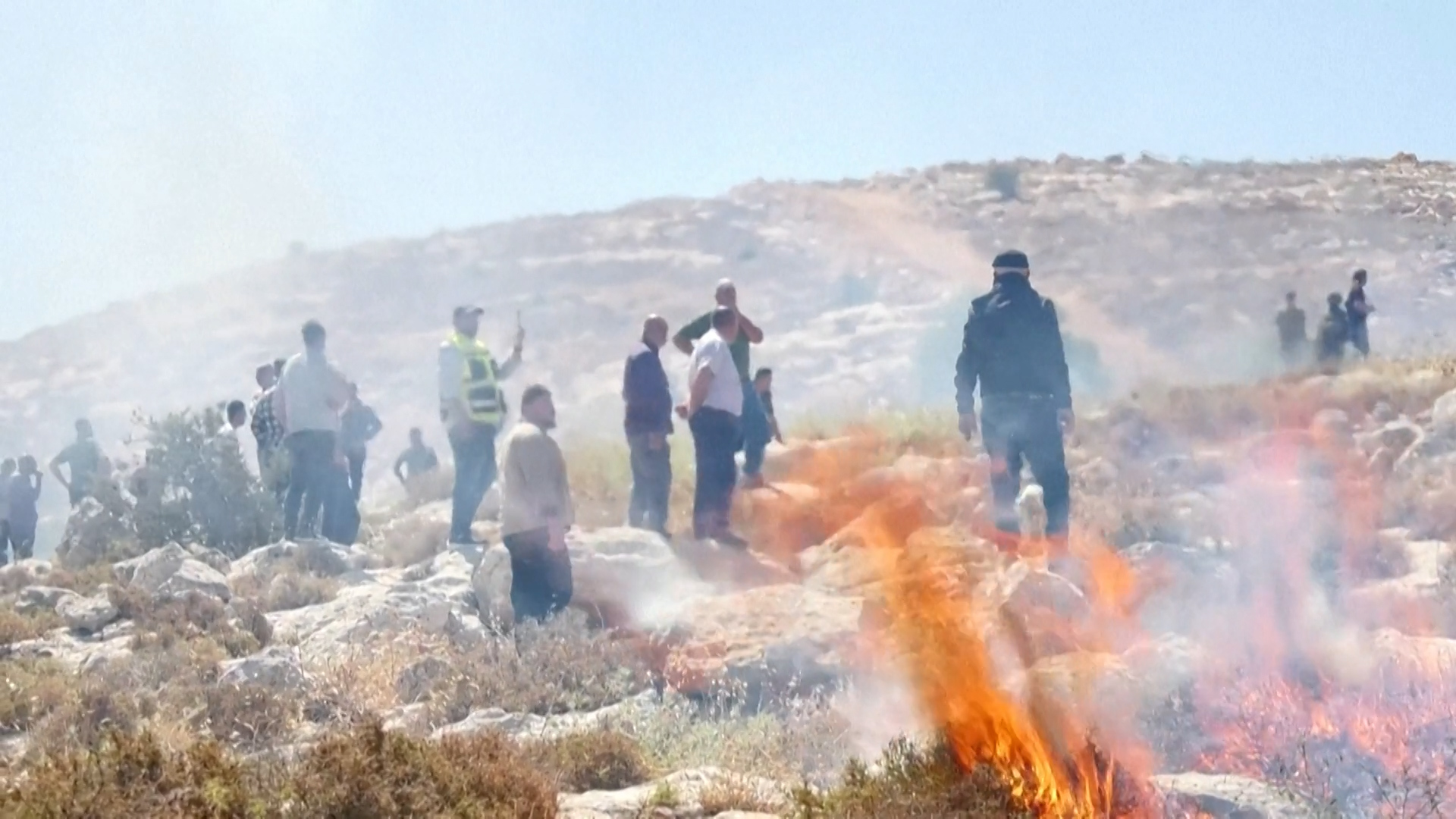Palestinians protest Israeli settlement expansion in Hebron area