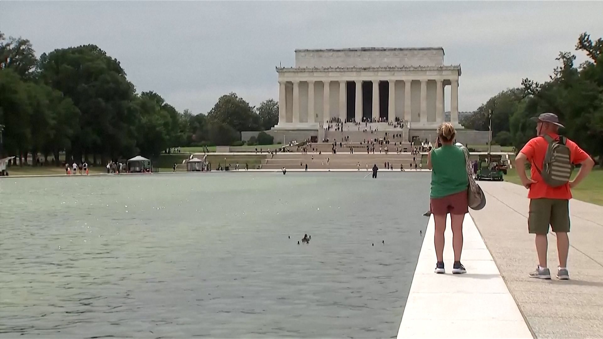 Renovation of Memorial Pool Results in Paint Peeling After Completion