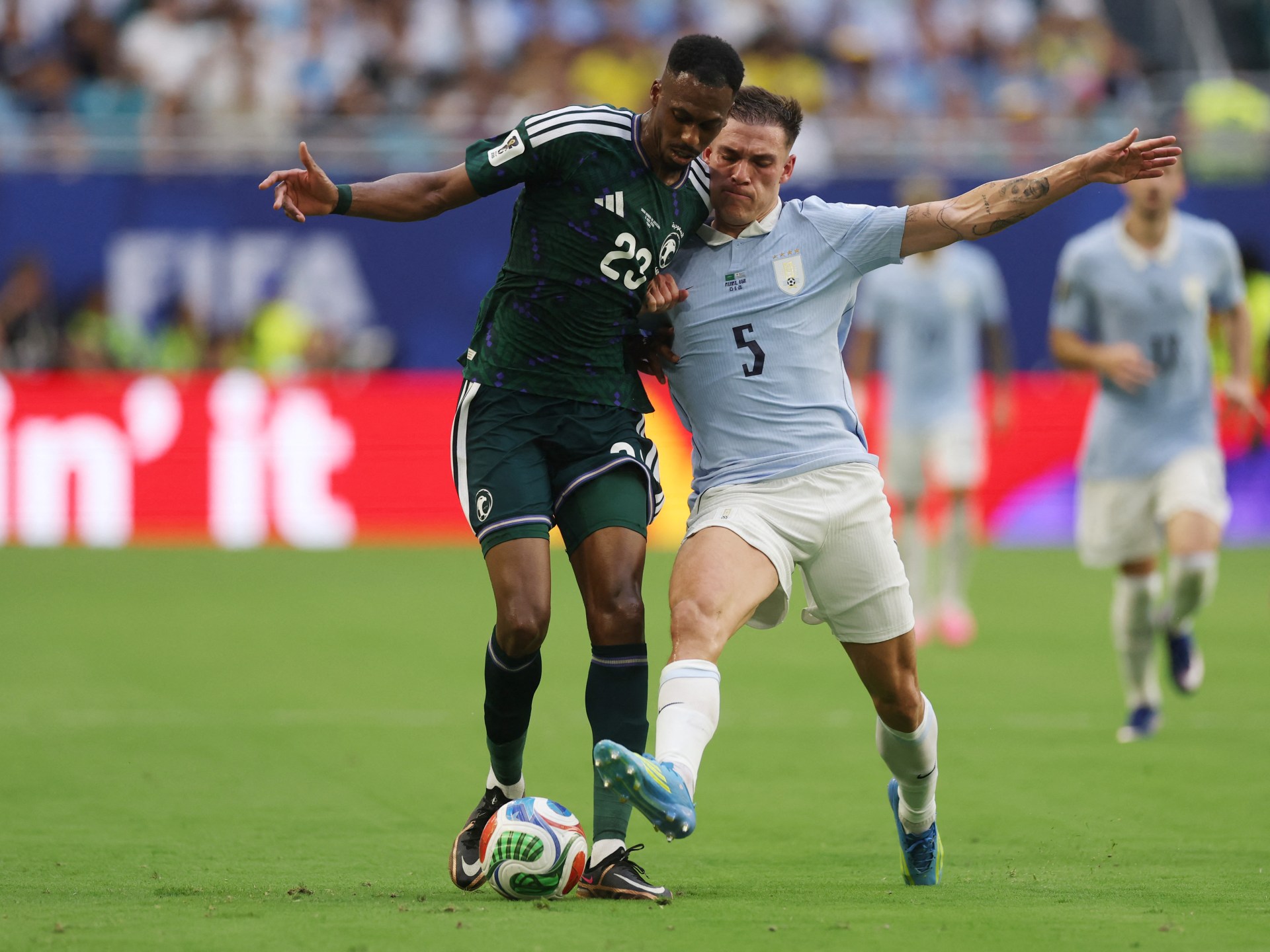 Saudi Arabia ties Uruguay 1-1 in World Cup opener