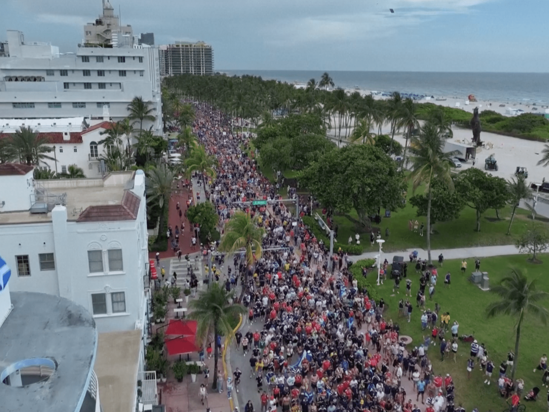 Scotlands Tartan Tradition Takes Over Miami Before World Cup Match