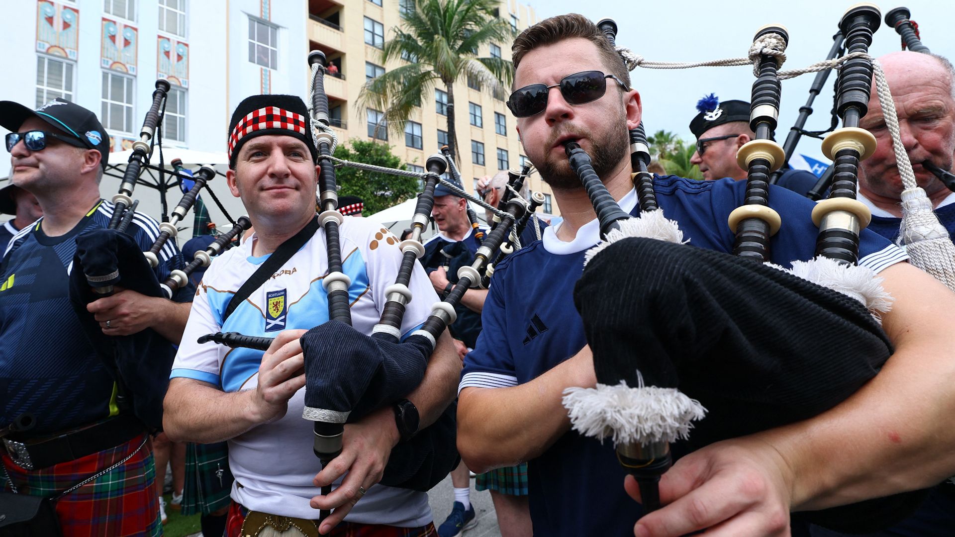 Scottish fans descend on Miami for Brazil World Cup match