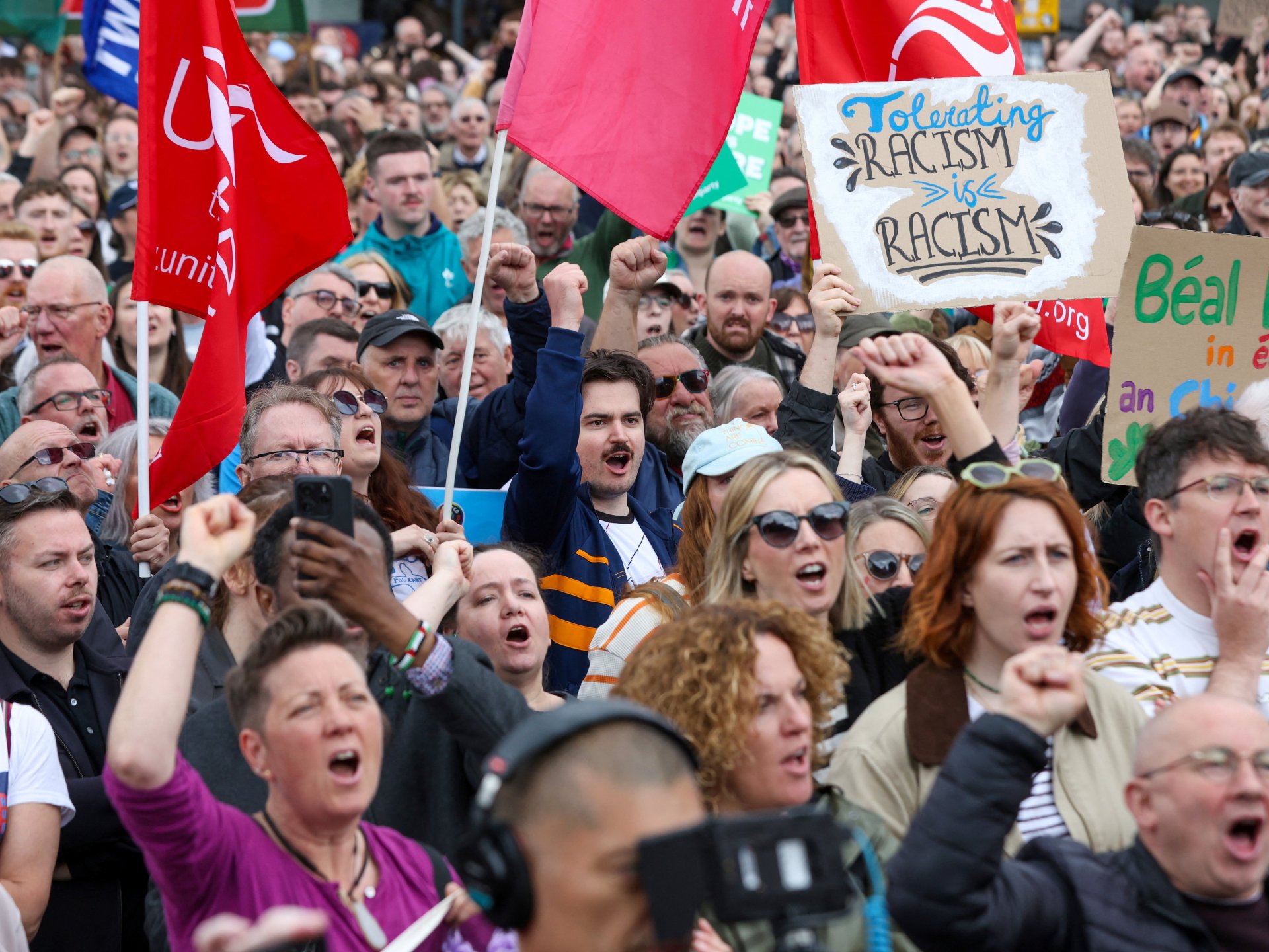 Thousands Attend Anti-Racism Rallies After Belfast Unrest